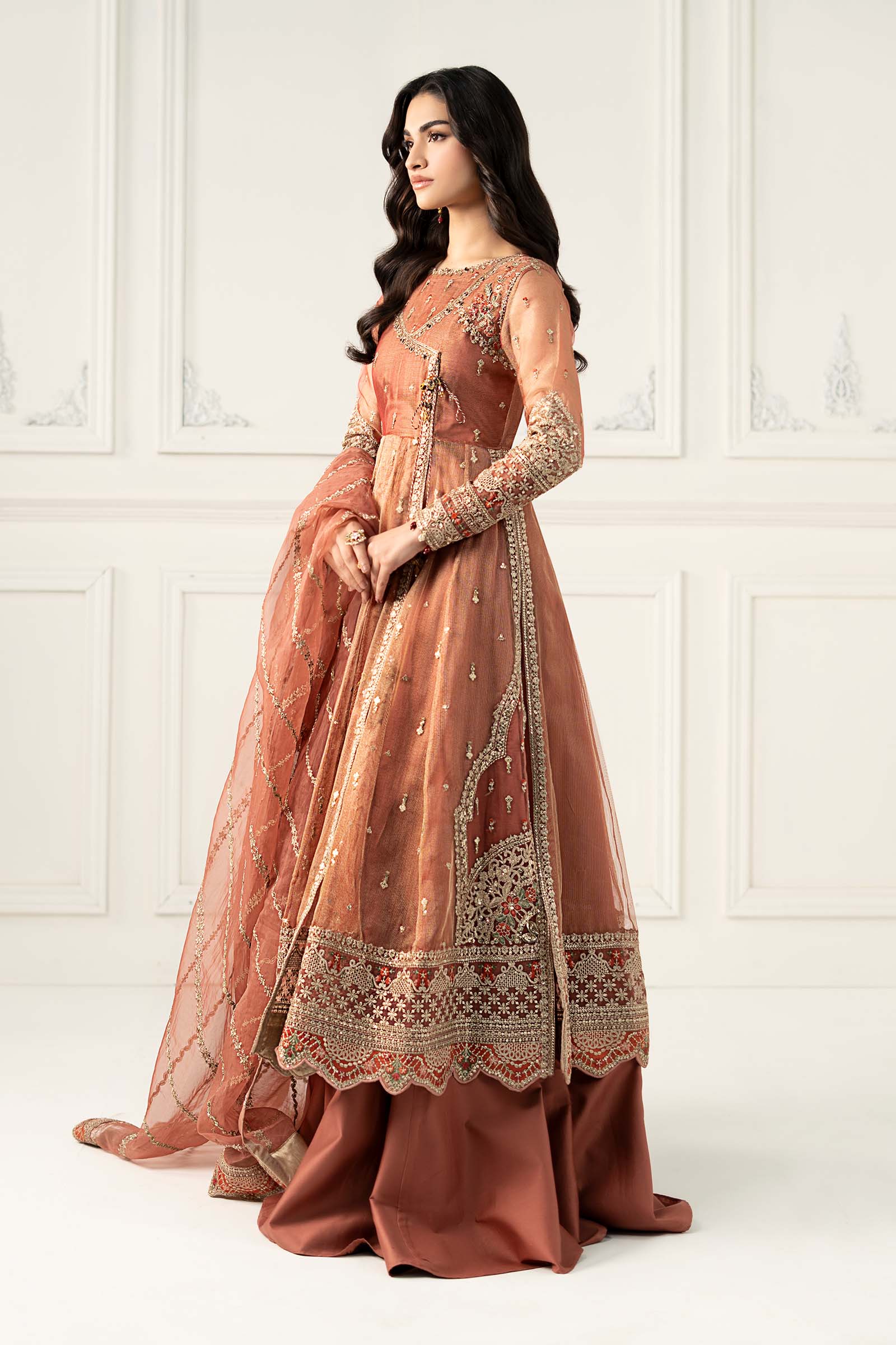 Maria B | Formal Wears | SF-EF25-30 by Maria Faisal - Registered Vendor of : Maria B - type : Ladies Clothes - 100% original wedding dresses