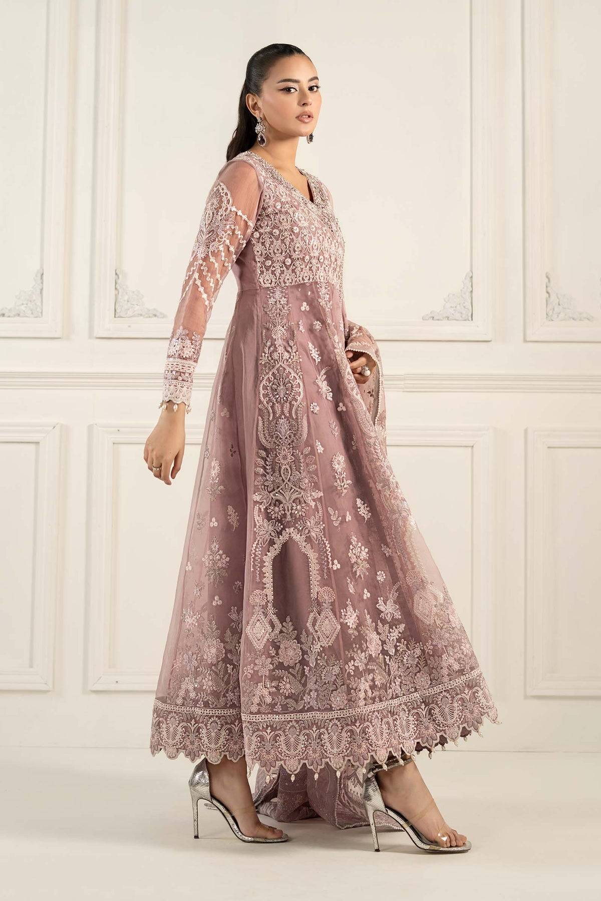 Maria B | Formal Wears | SF-EF25-44 by Maria Faisal - Registered Vendor of : Maria B - type : Ladies Clothes - 100% original wedding dresses