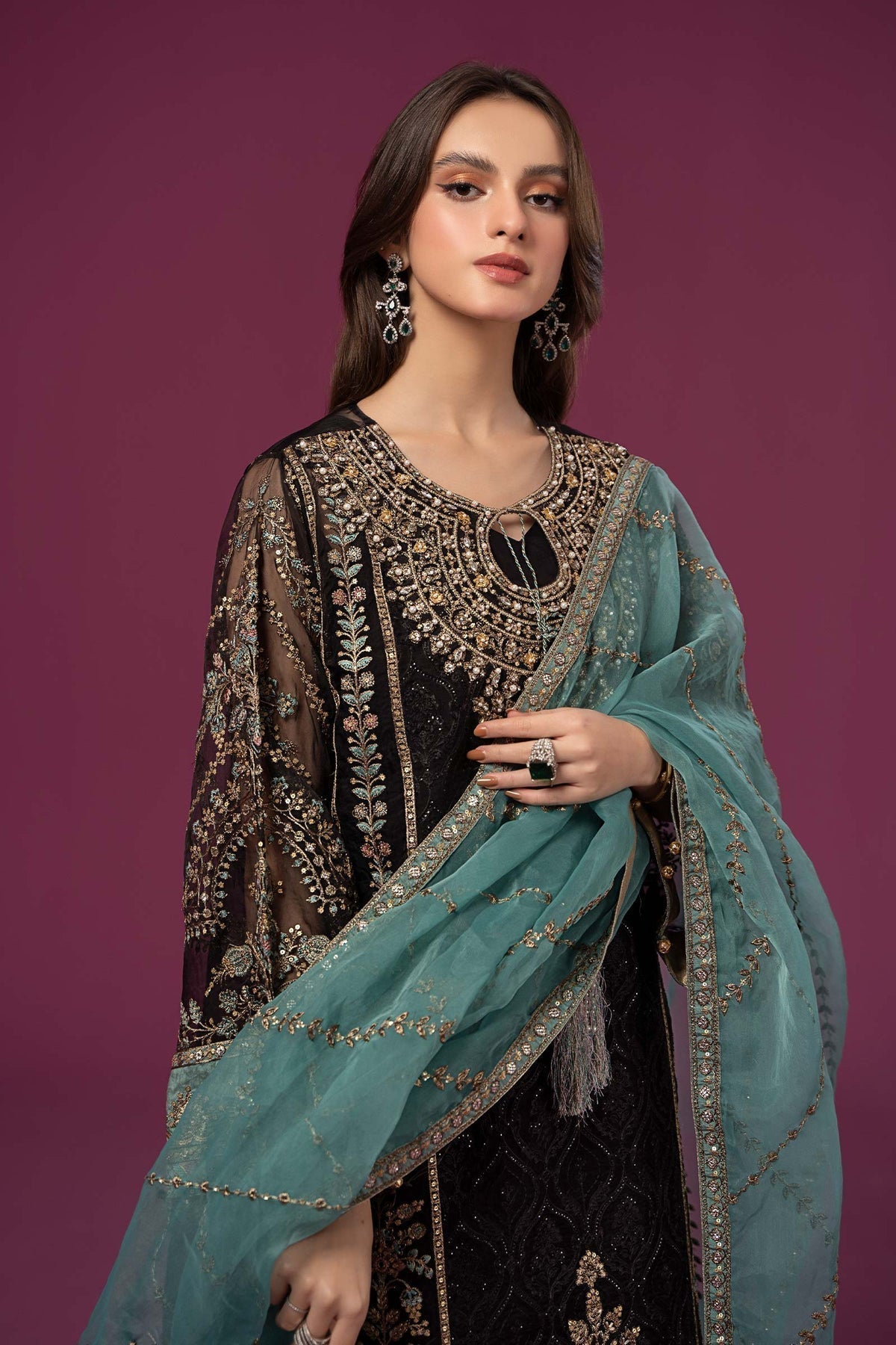 Maria B | Formal Wears | SF-EF24-46 - Wedding Dress - Maria Faisal