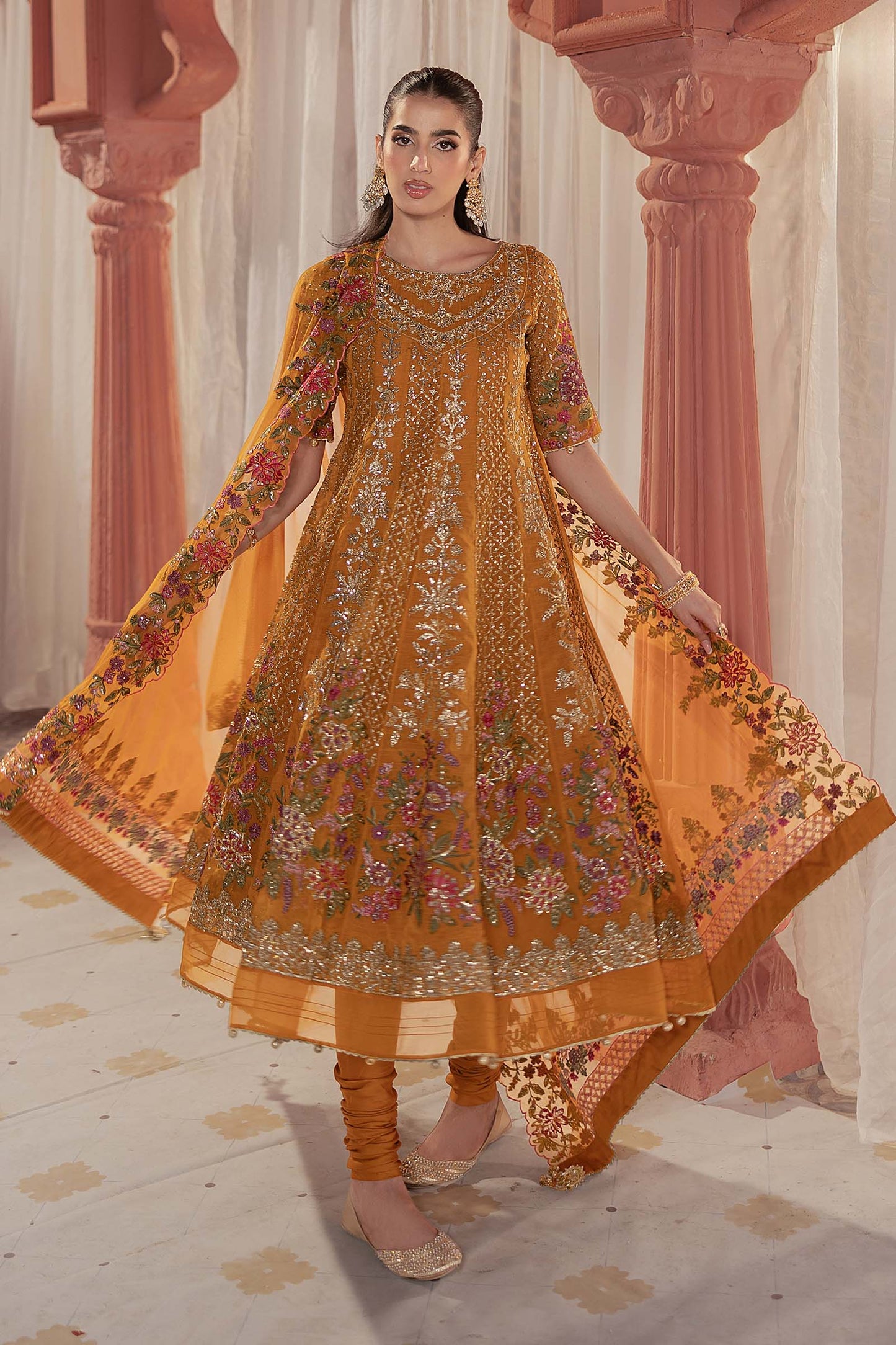 Maria B | Formal Wears | SF-EF25-42 by Maria Faisal - Registered Vendor of : Maria B - type : Ladies Clothes - 100% original wedding dresses