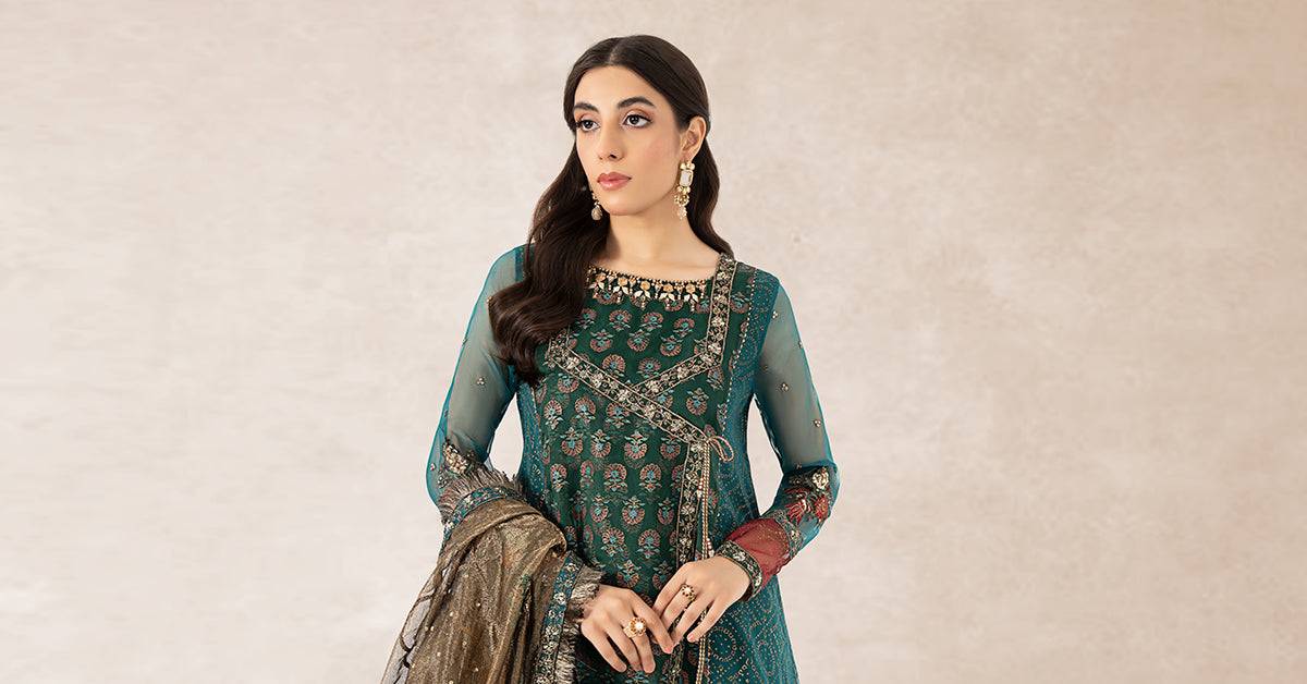 Maira B | Ready to Wear | SF-PF24-06 by Maria Faisal - Registered Vendor of : Maria B - type : Wedding Dress - 100% original wedding dresses