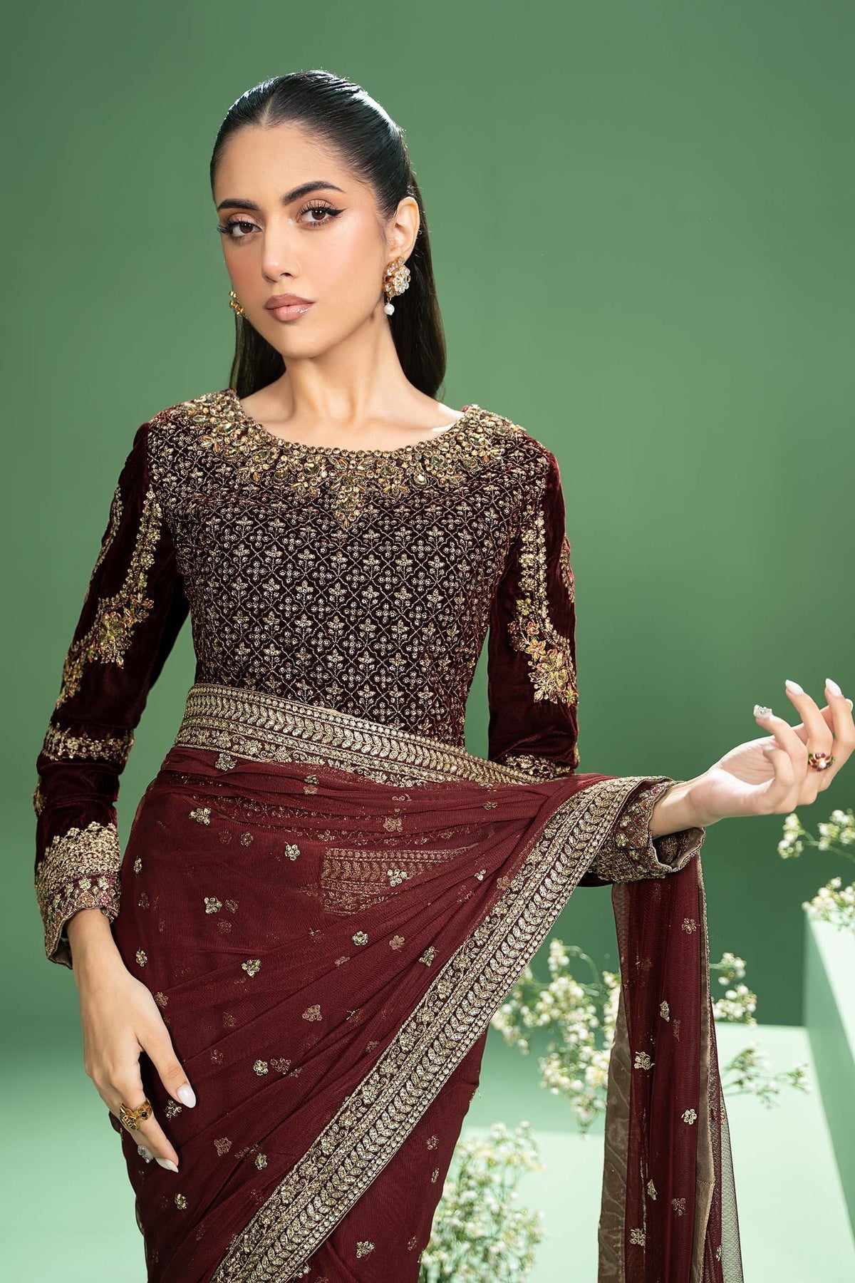 Maria b | Formal Wears | SF-W24-11 - Wedding Dress - Maria Faisal