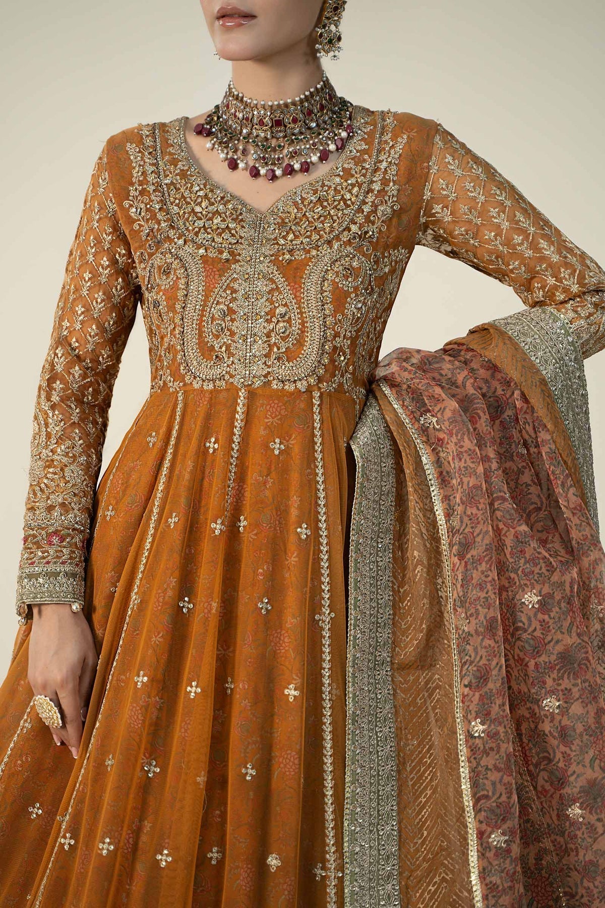 Maria B | Formal Wears | SF-W24-13 - Wedding Dress - Maria Faisal