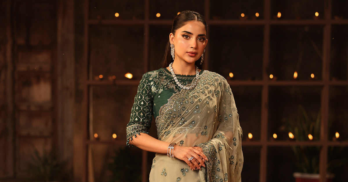 Maria B | Shehnai Luxury Formals | SF-W25-36 - Wedding Dress - available at Maria Faisal in UK and USA.