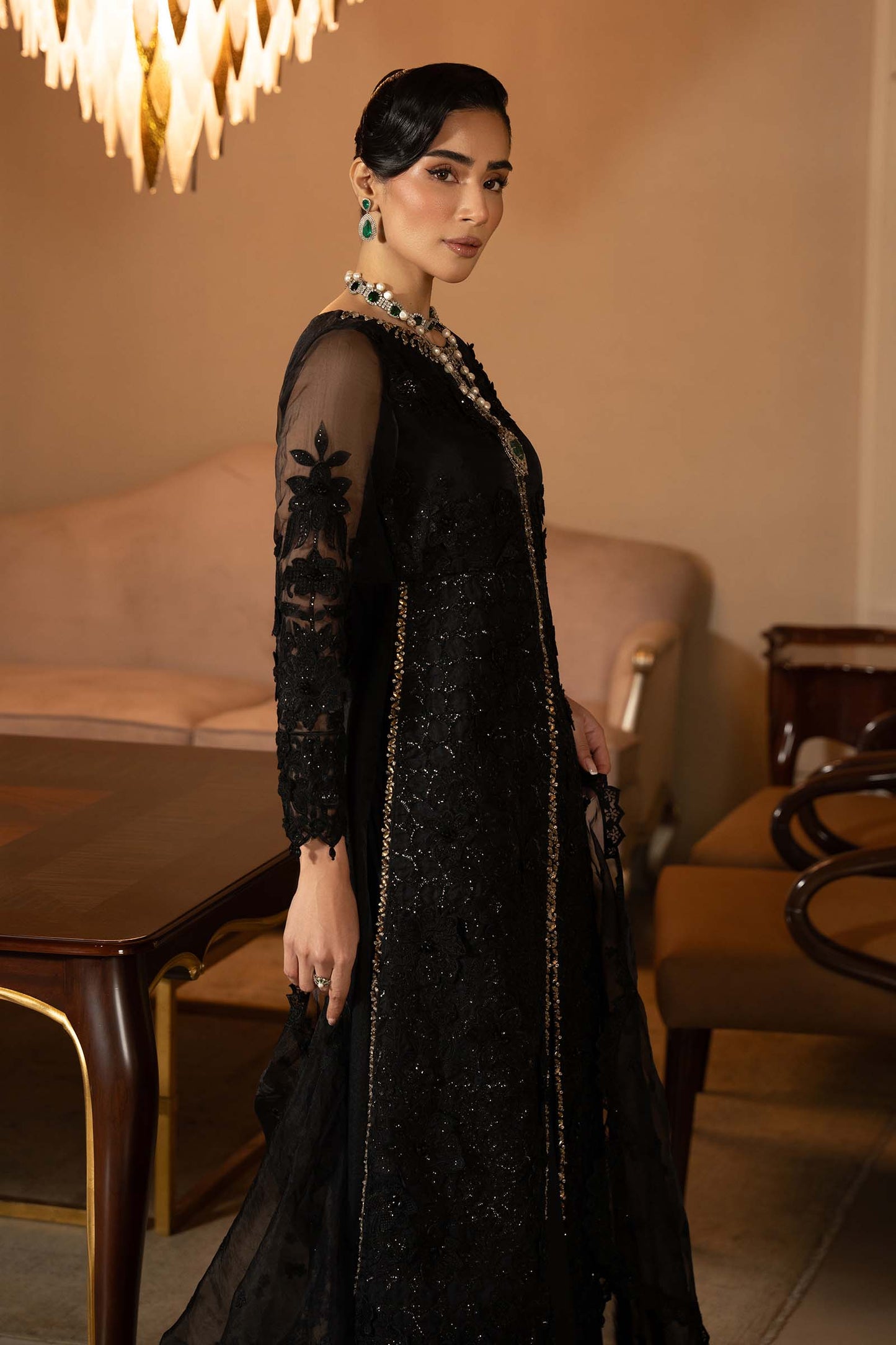 Maria B | Formal Wears | SF-EF25-04 by Maria Faisal - Registered Vendor of : Maria B - type : Ladies Clothes - 100% original wedding dresses