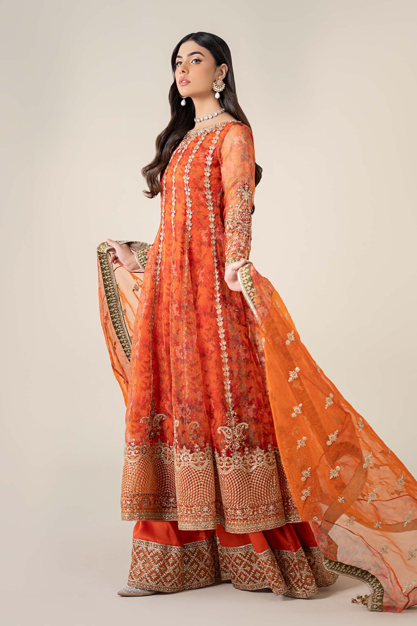 Maria B | Formal Wears | SF-EF25-03 by Maria Faisal - Registered Vendor of : Maria B - type : Ladies Clothes - 100% original wedding dresses