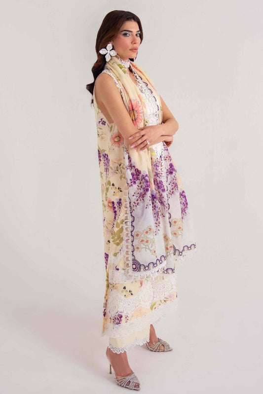 Sable Vogue | Luxury Lawn 25 | SL-05-25-V2 by Maria Faisal - Registered Vendor of : Sable Vogue - type : Ladies Clothes - 100% original wedding dresses