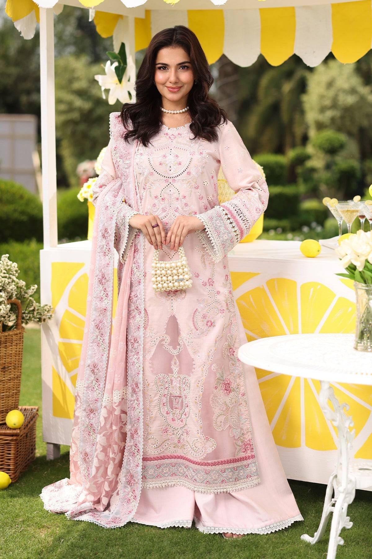 Imrozia Premium | Hayam Luxury Lawn 25 | SL 94 JANAN by Maria Faisal - Registered Vendor of : Imrozia Premium - type : Ladies Clothes - 100% original wedding dresses