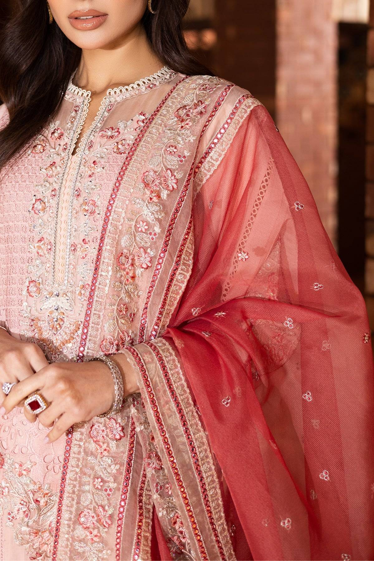 Imrozia Premium | Naya Luxury Eid Edit | SP-49 ZIMAL by Maria Faisal - Registered Vendor of : Imrozia Premium - type : Ladies Clothes - 100% original wedding dresses
