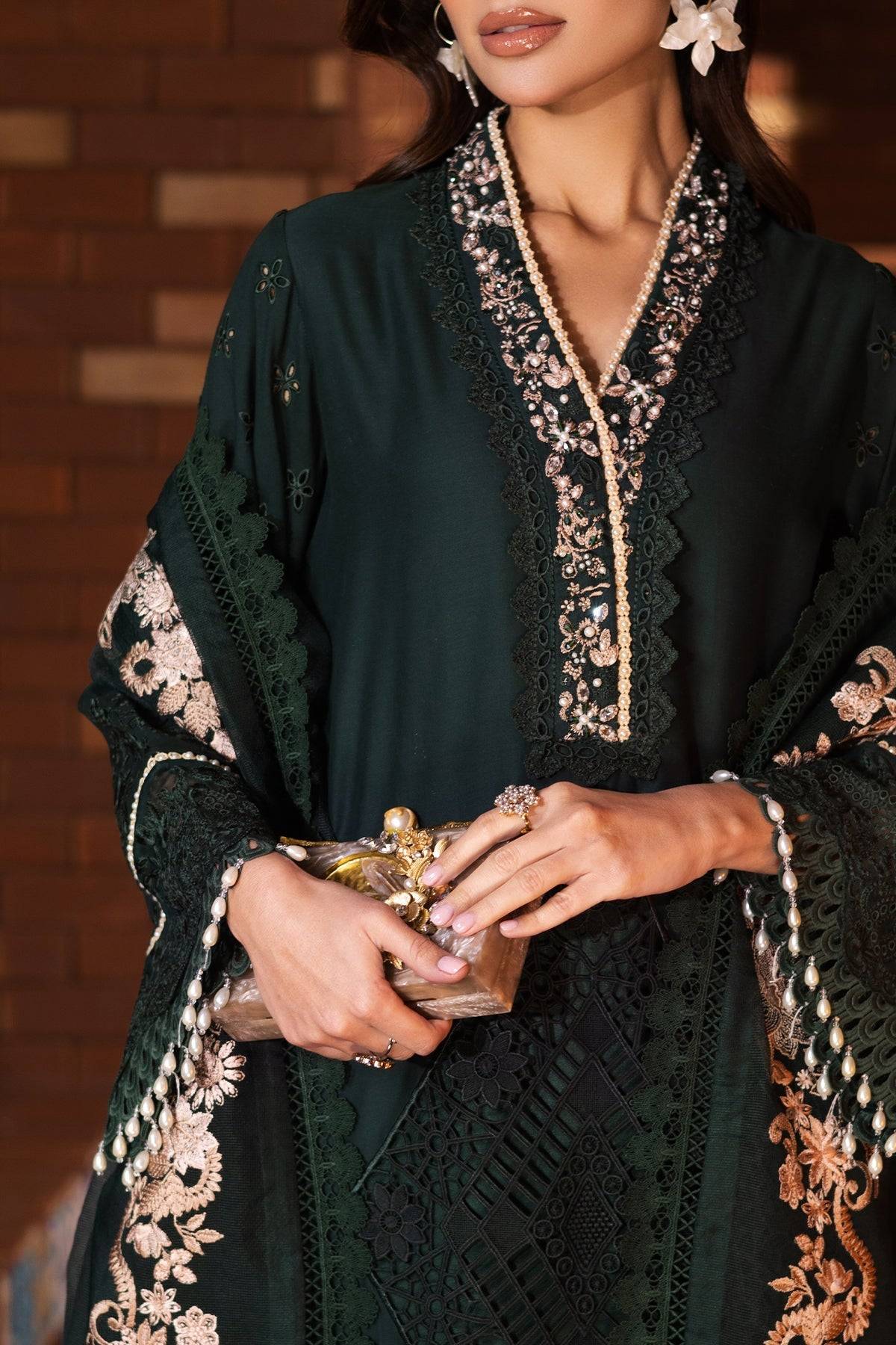 Imrozia Premium | Naya Luxury Eid Edit | SP-50 ZEHAR by Maria Faisal - Registered Vendor of : Imrozia Premium - type : Ladies Clothes - 100% original wedding dresses