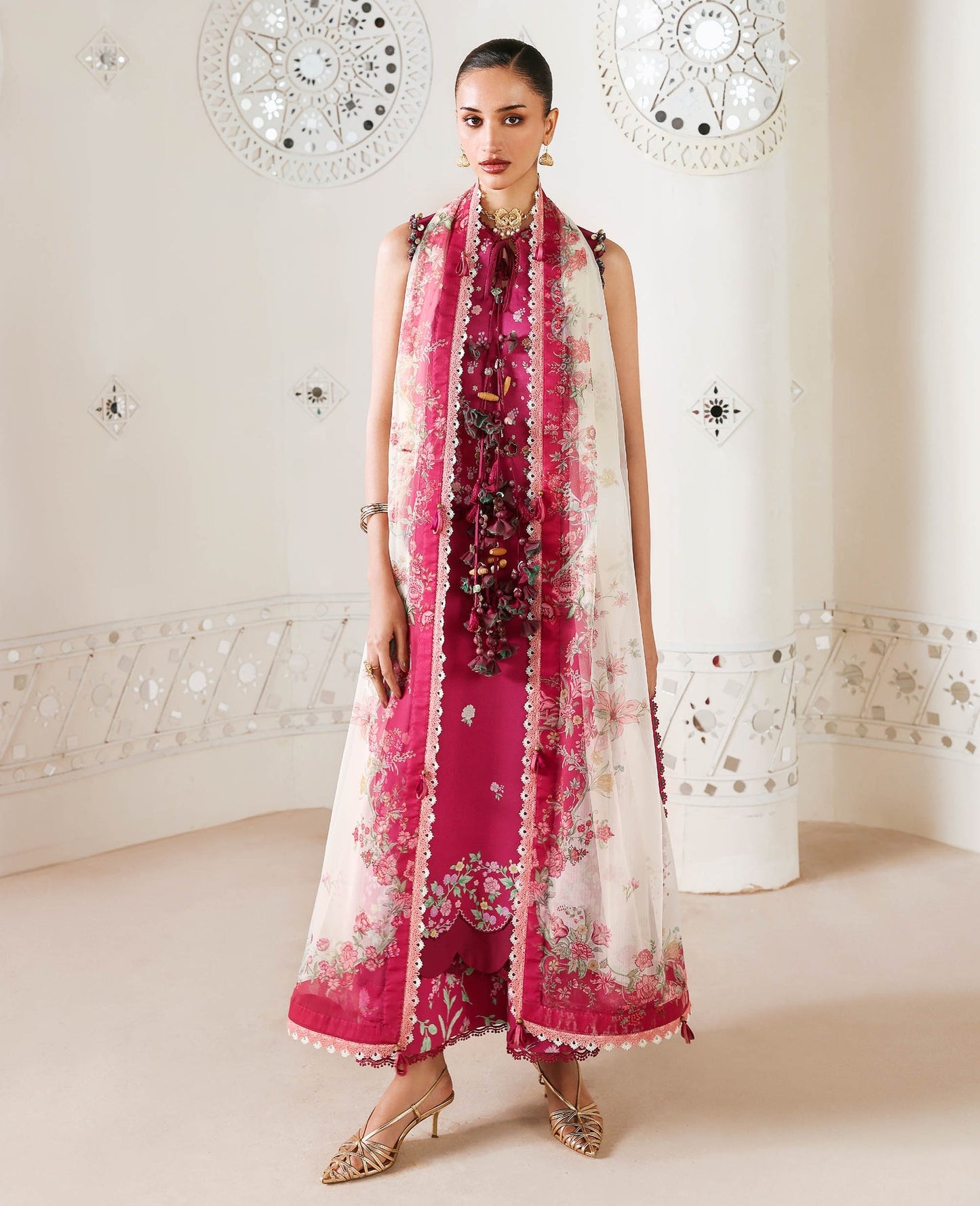 Republic Womenswear | Neoma Summer Prints 26 | Celia - Luxury Dress - available at Maria Faisal in UK and USA.