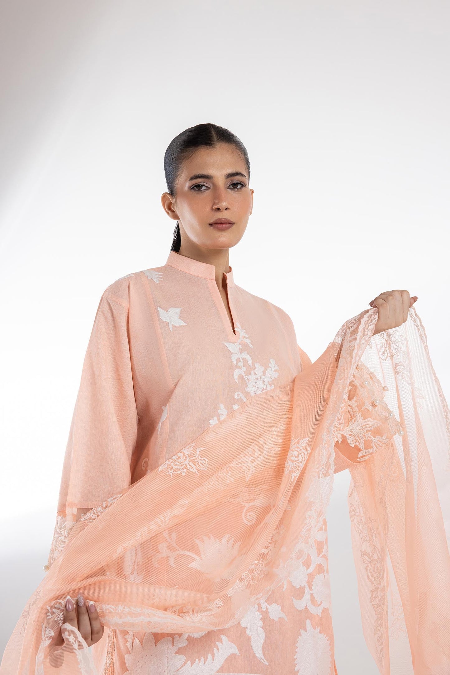 Sana Safinaz | Luxury Pret | Muzlin Lawn Suit SC26MUZ115AP3 - Dress - available at Maria Faisal in UK and USA.