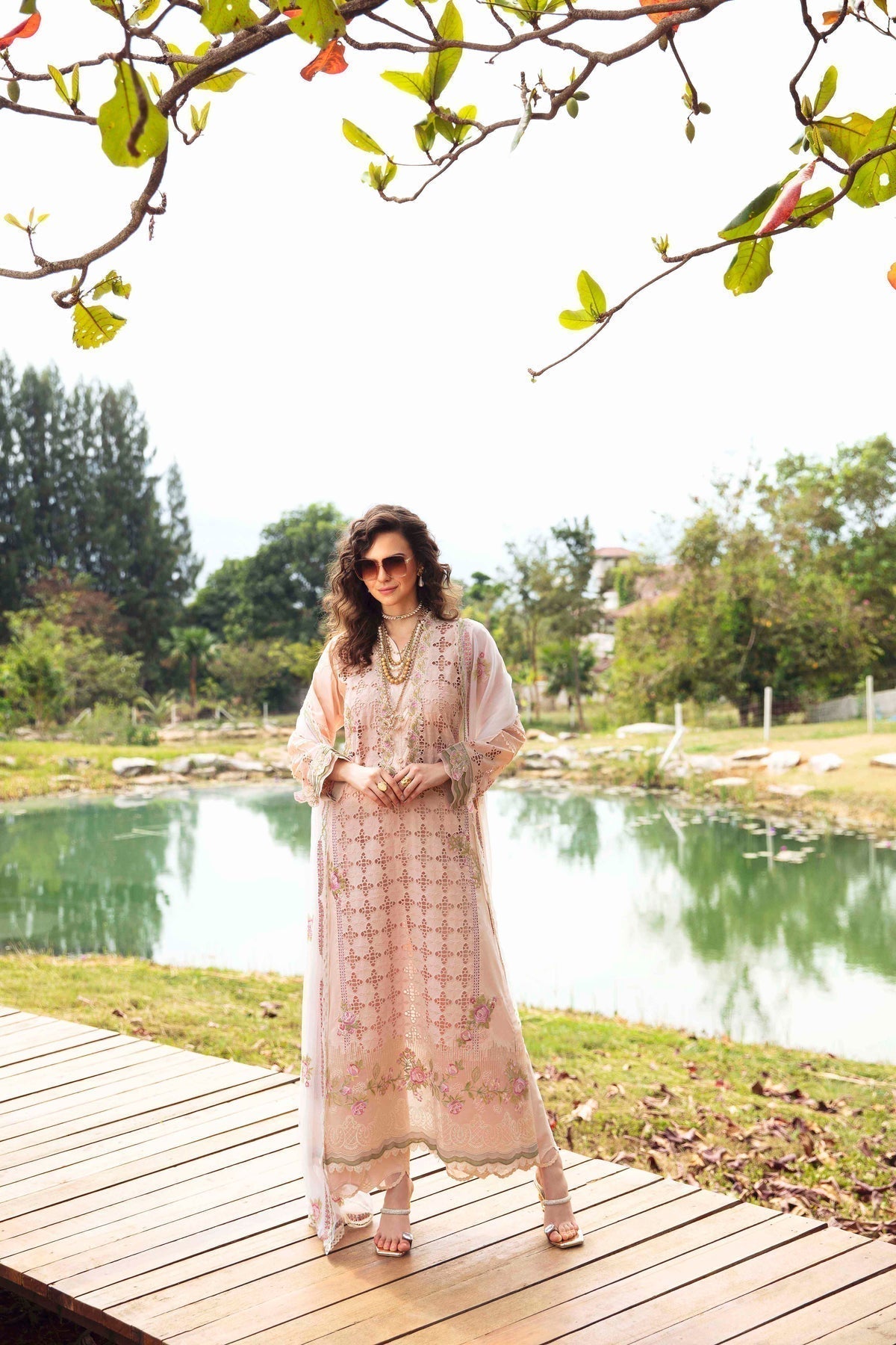 Sable Vogue | Luxury Lawn 24 | Asmara - Ladies Clothes - Maria Faisal