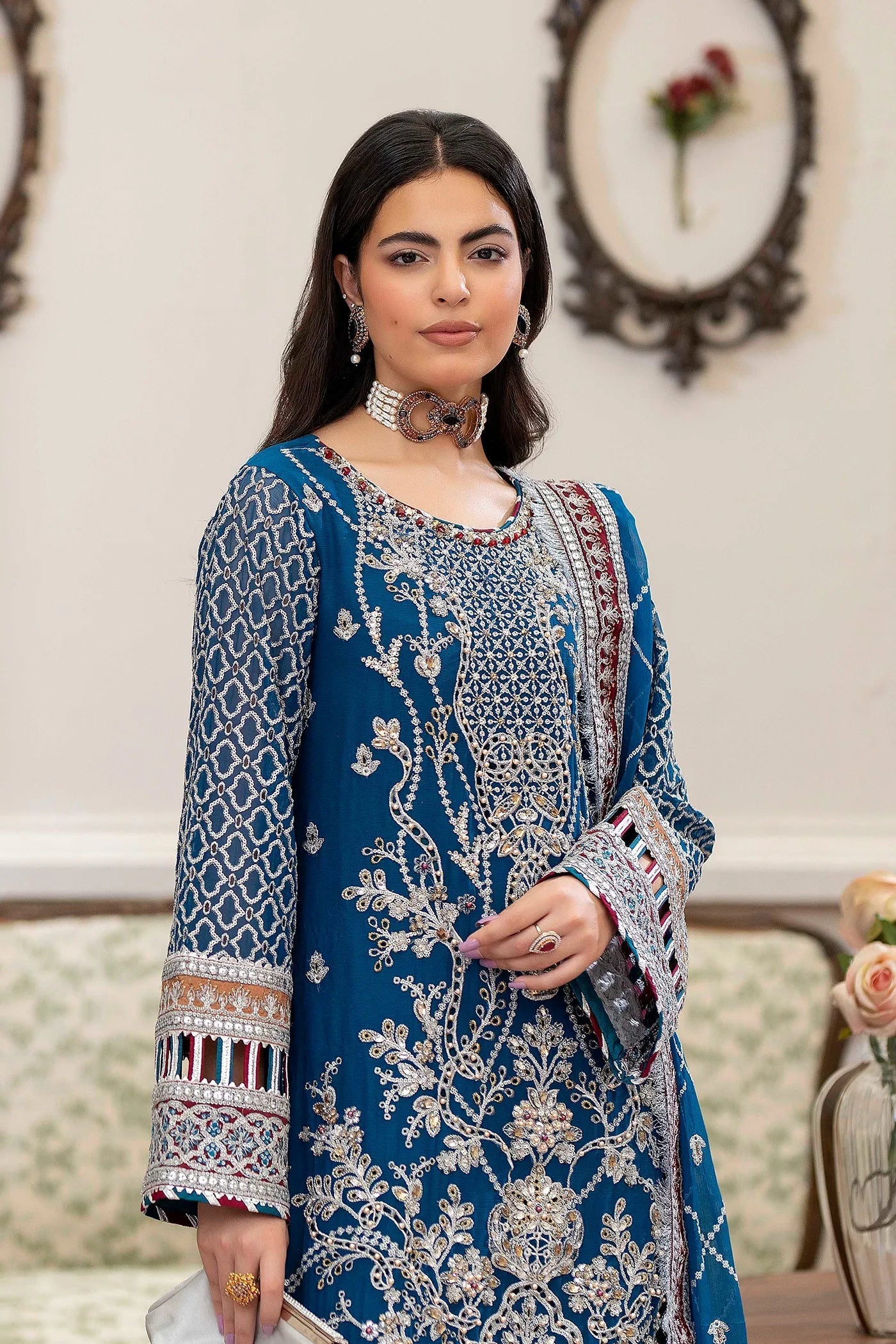 Adans Libas | Saleeqa Chiffon 25 |SALEEQA 7515 - Ladies Clothes - Maria Faisal