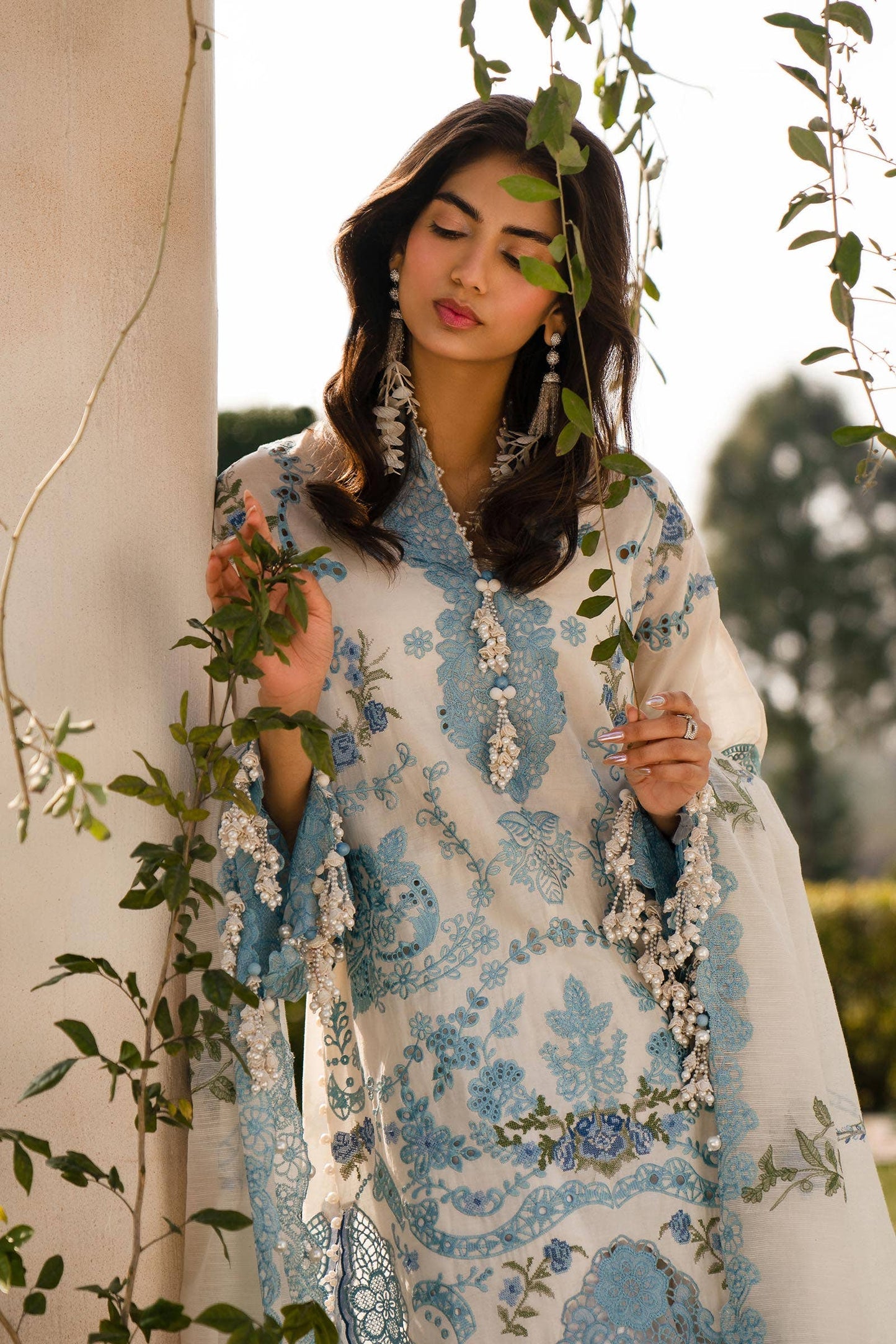 Sana Safinaz | Luxury Collection 24 | L241-004A-3CV - Ladies Clothes - Maria Faisal