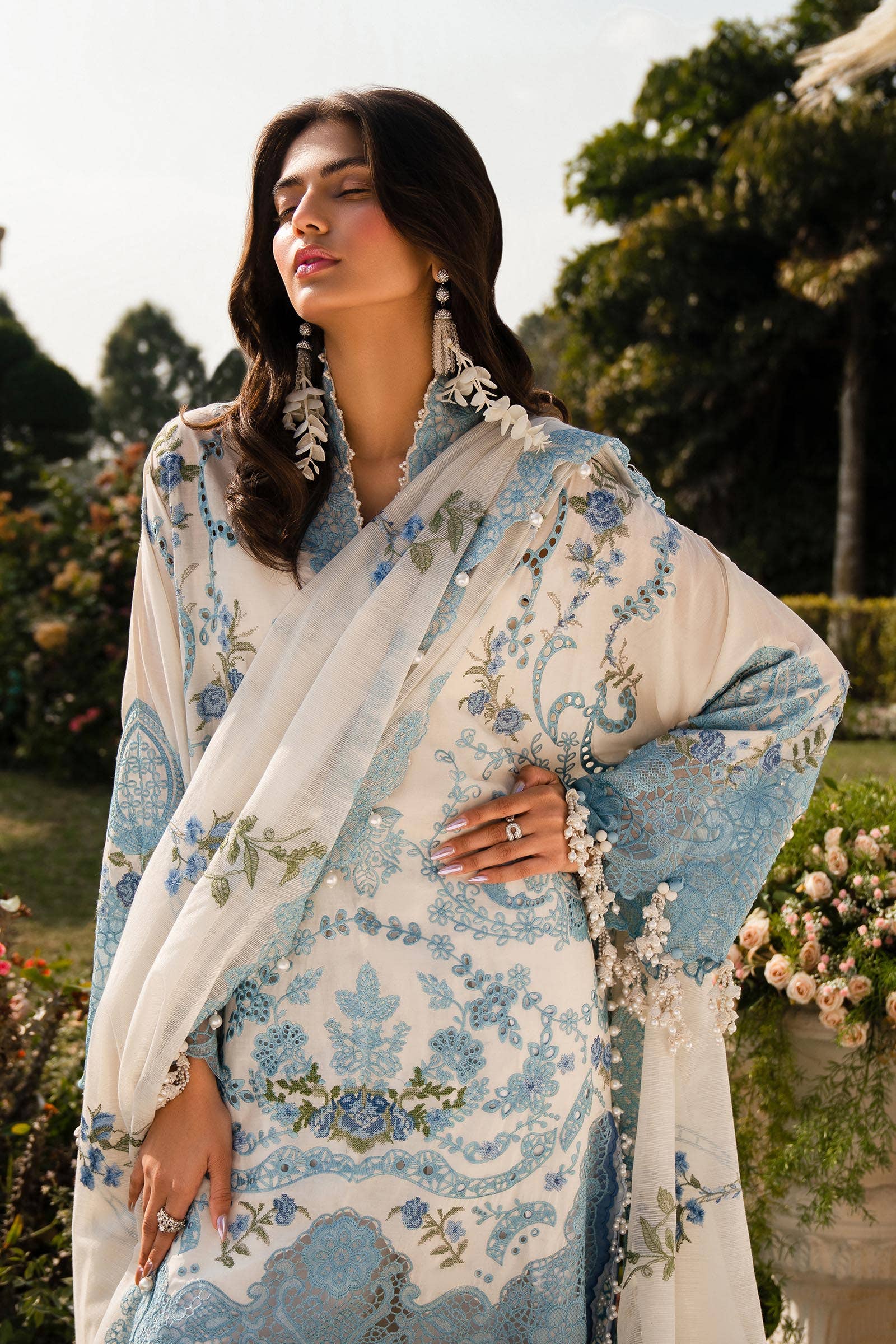 Sana Safinaz | Luxury Collection 24 | L241-004A-3CV - Ladies Clothes - Maria Faisal