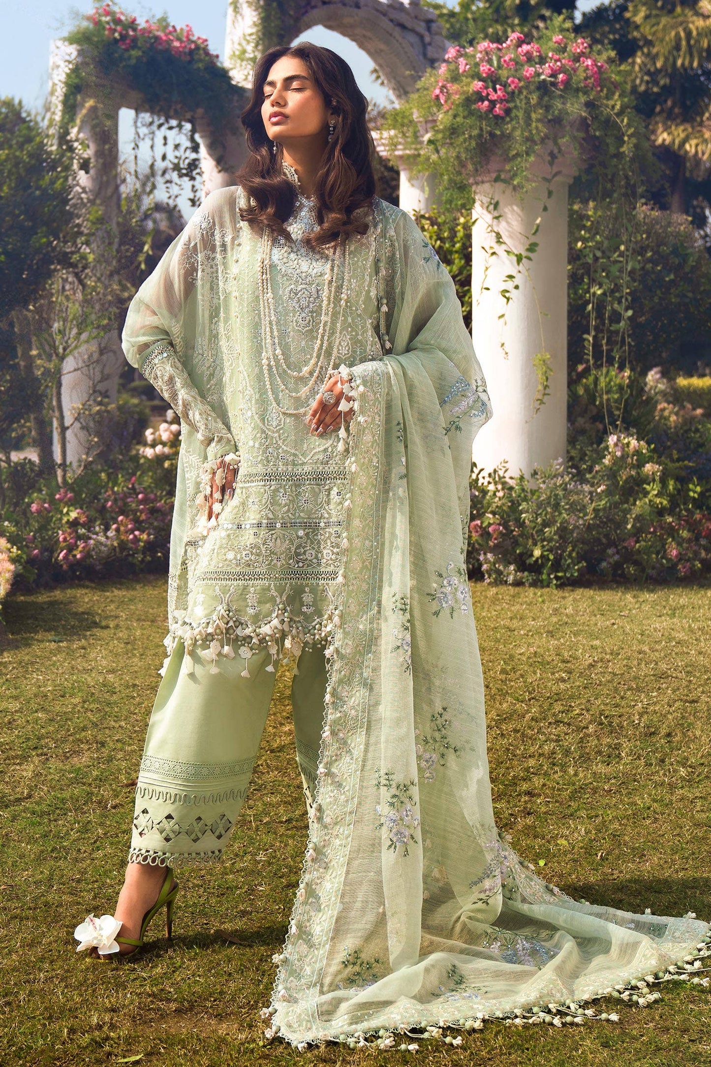 Sana Safinaz | Luxury Collection 24 | L241-006B-3CV - Ladies Clothes - Maria Faisal