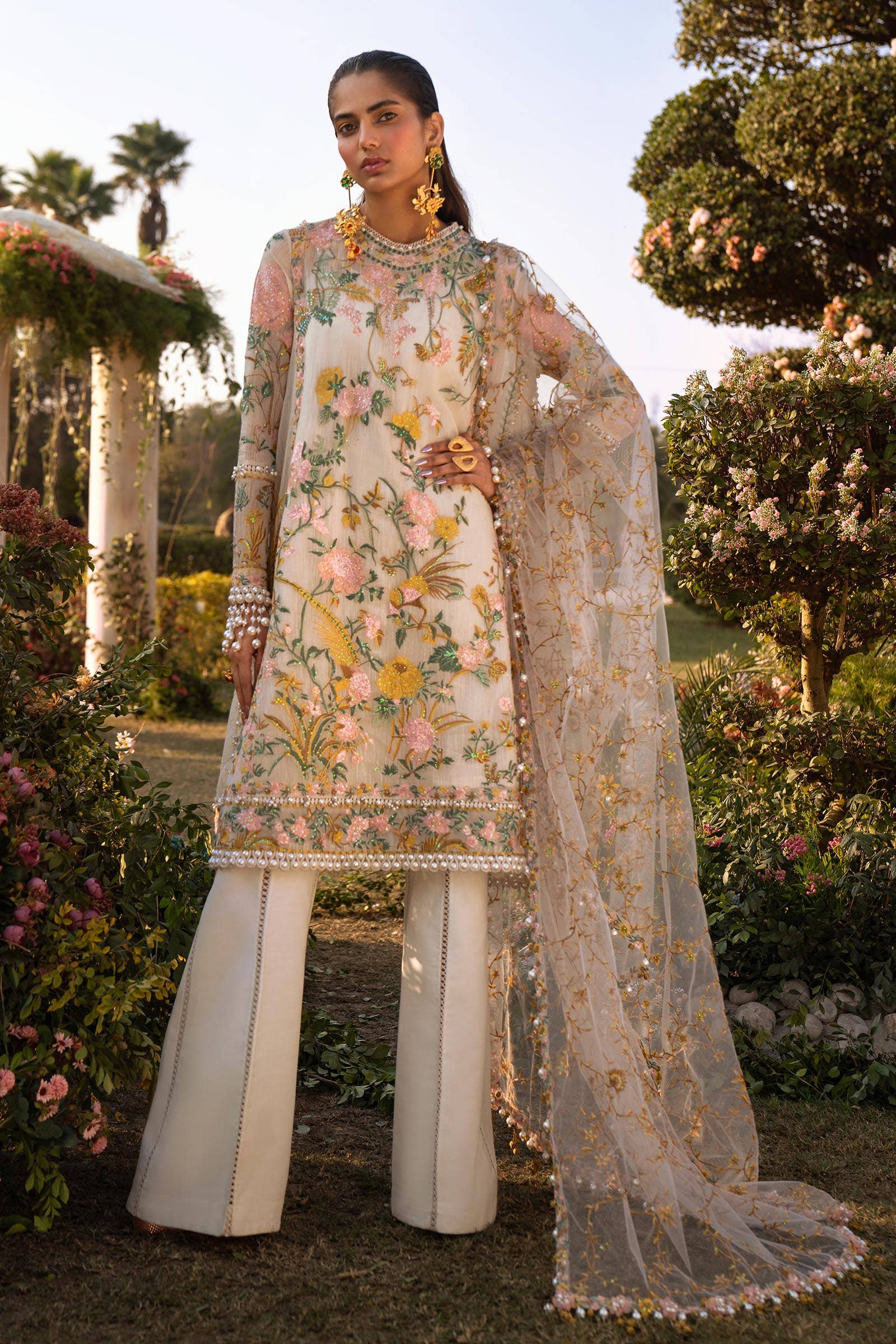 Sana Safinaz | Luxury Collection 24 | L241-009A-3CT - Ladies Clothes - Maria Faisal