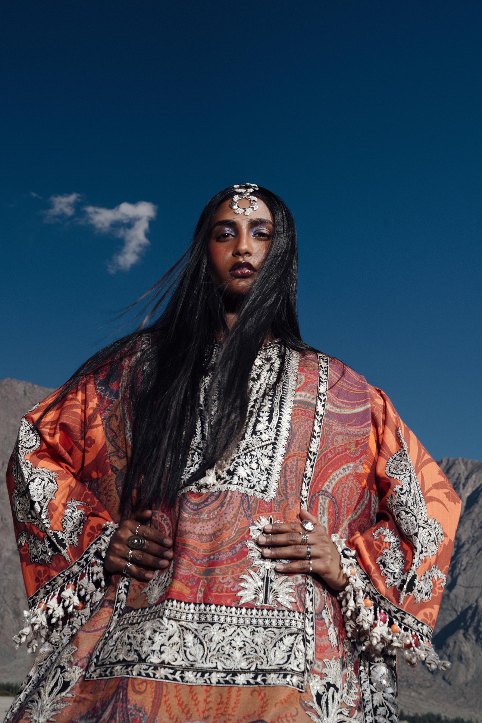 Sana Safinaz | Winter Shawl 24 | V241-007-3CP - Ladies Clothes - Maria Faisal