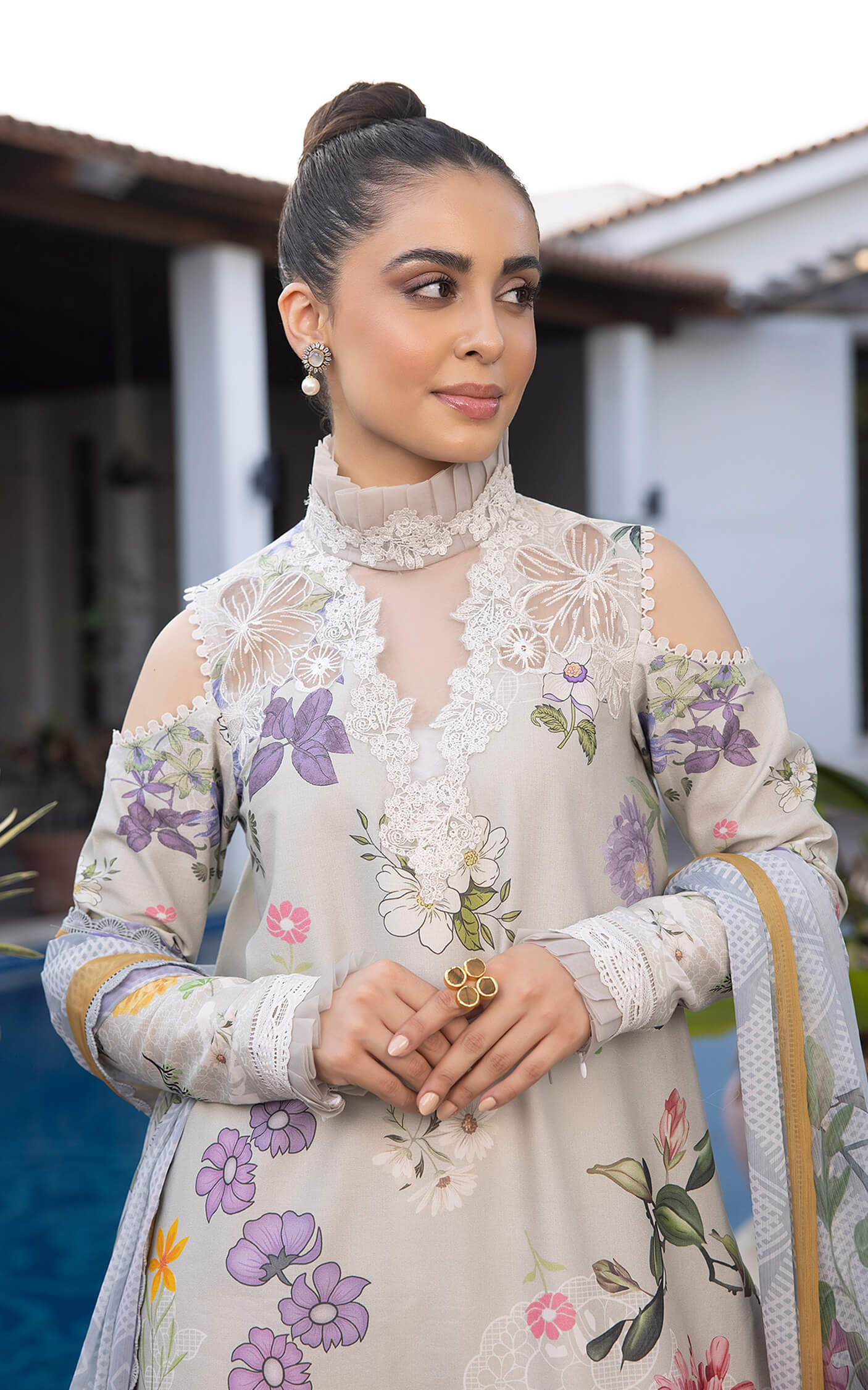 Asifa and Nabeel | Meraki Summer Vol 2 | Sarmayi MK-16 - Pakistani Dress