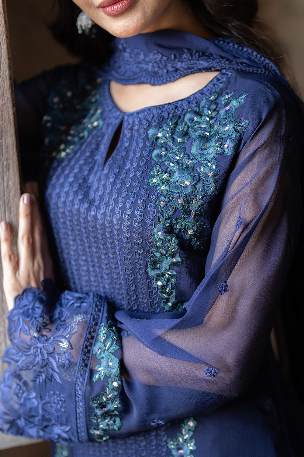 Azure | Ensembles | Serene Sapphire - Ladies Clothes - Maria Faisal