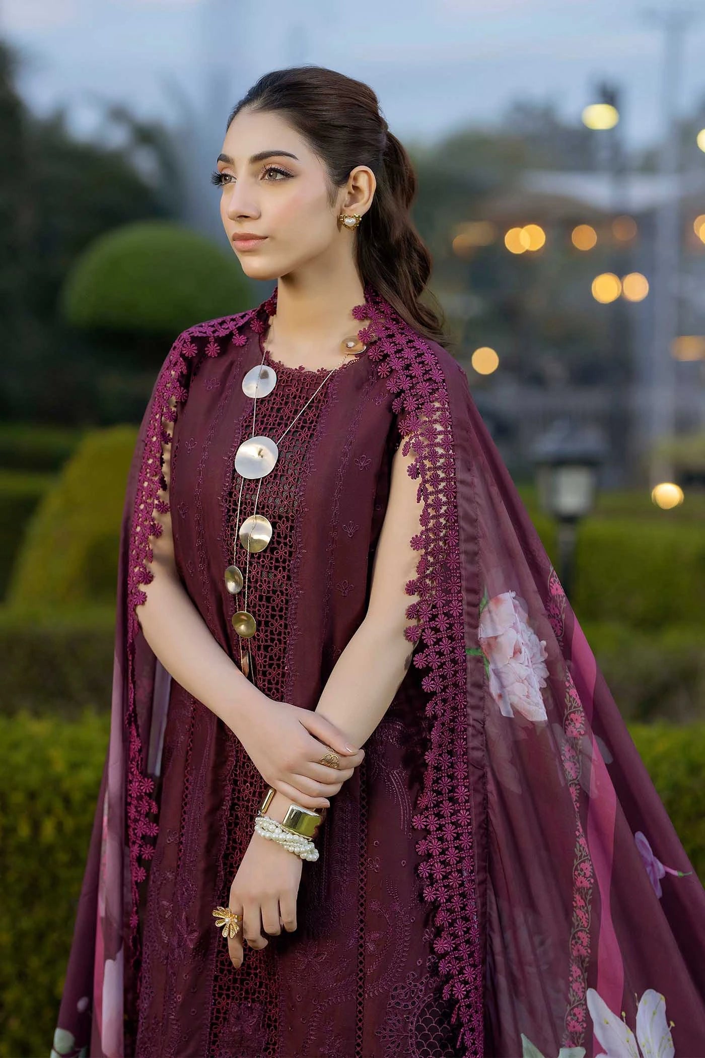Adans Libas | Serene Luxury Lawn | SERENE 1740 - Luxury Dress - available at Maria Faisal in UK and USA.