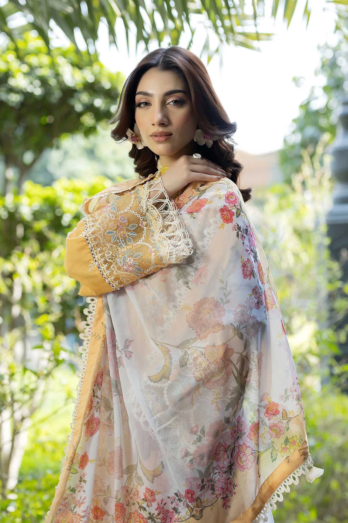 Adans Libas | Serene Luxury Lawn | SERENE 1747 - Luxury Dress - available at Maria Faisal in UK and USA.