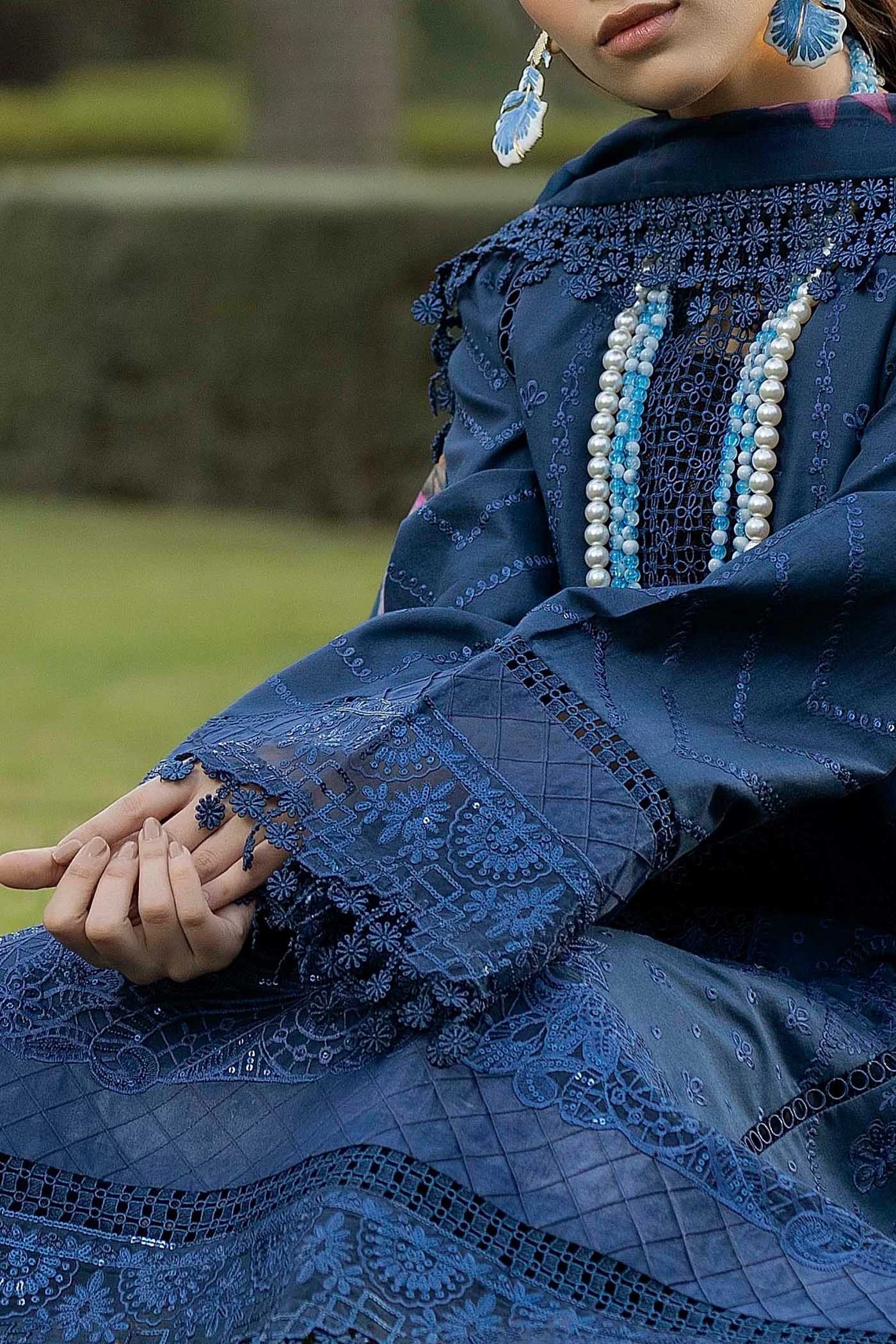 Adans Libas | Serene Luxury Lawn | SERENE 1741 - Luxury Dress - available at Maria Faisal in UK and USA.