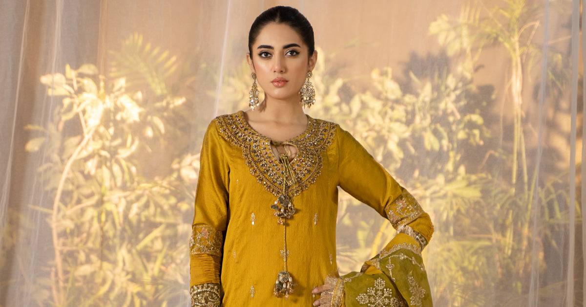 Maira B | Ready to Wear | SF-EF24-75 by Maria Faisal - Registered Vendor of : Maria B - type : Wedding Dress - 100% original wedding dresses