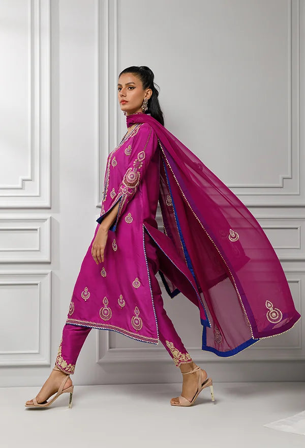 Layla Chatoor | Luxury Pret | Sirha - Luxury Dress - available at Maria Faisal in UK and USA.