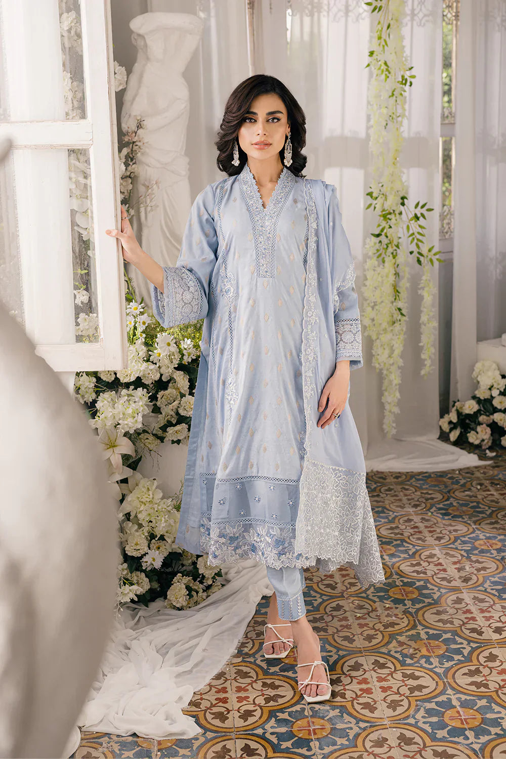 Azure | Ensembles Embroidered Formals | Slate Symphony - Formal