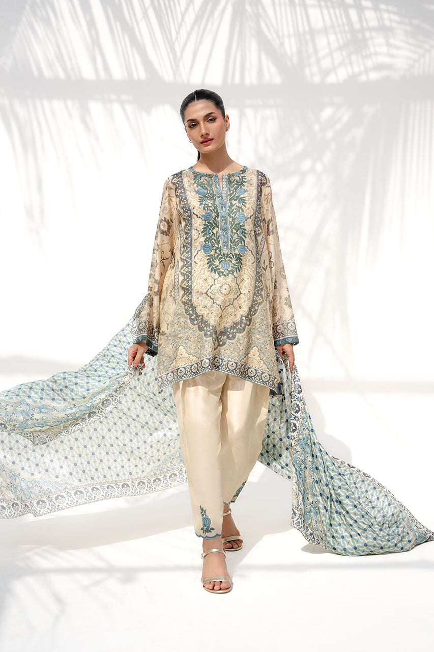 Sania Maskatiya | Summer Festive 26 | Sonia - Luxury Dress - available at Maria Faisal in UK and USA.