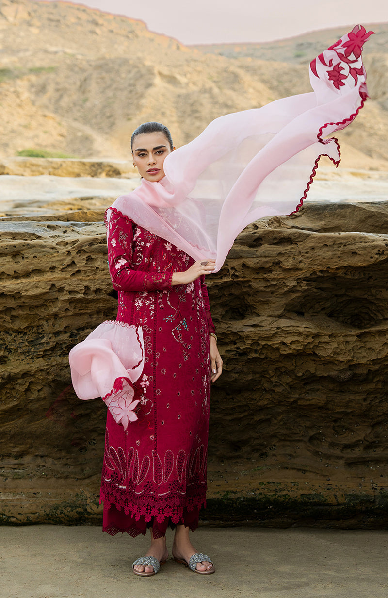 Soraya | Noa Summer Pret'25 | Carmine by Maria Faisal - Registered Vendor of : Soraya - type : Ladies Clothes - 100% original wedding dresses