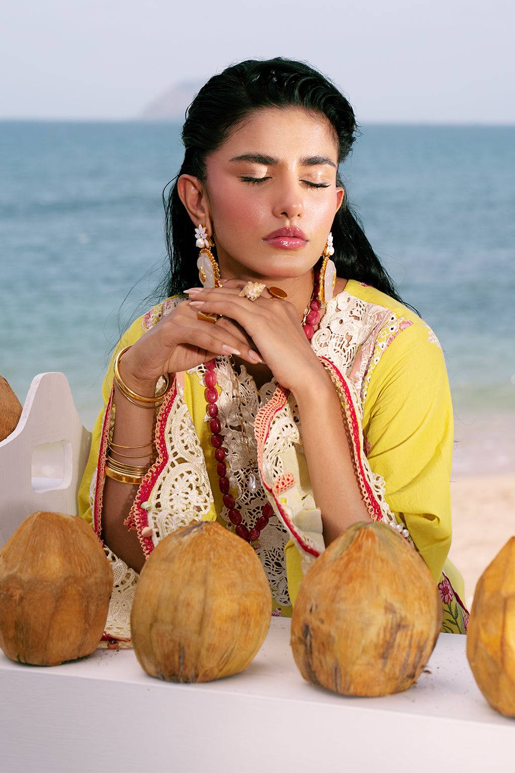 AJR Couture | Dastan Luxury Lawn 25 | Sunset by Maria Faisal - Registered Vendor of : AJR Couture - type : Ladies Clothes - 100% original wedding dresses