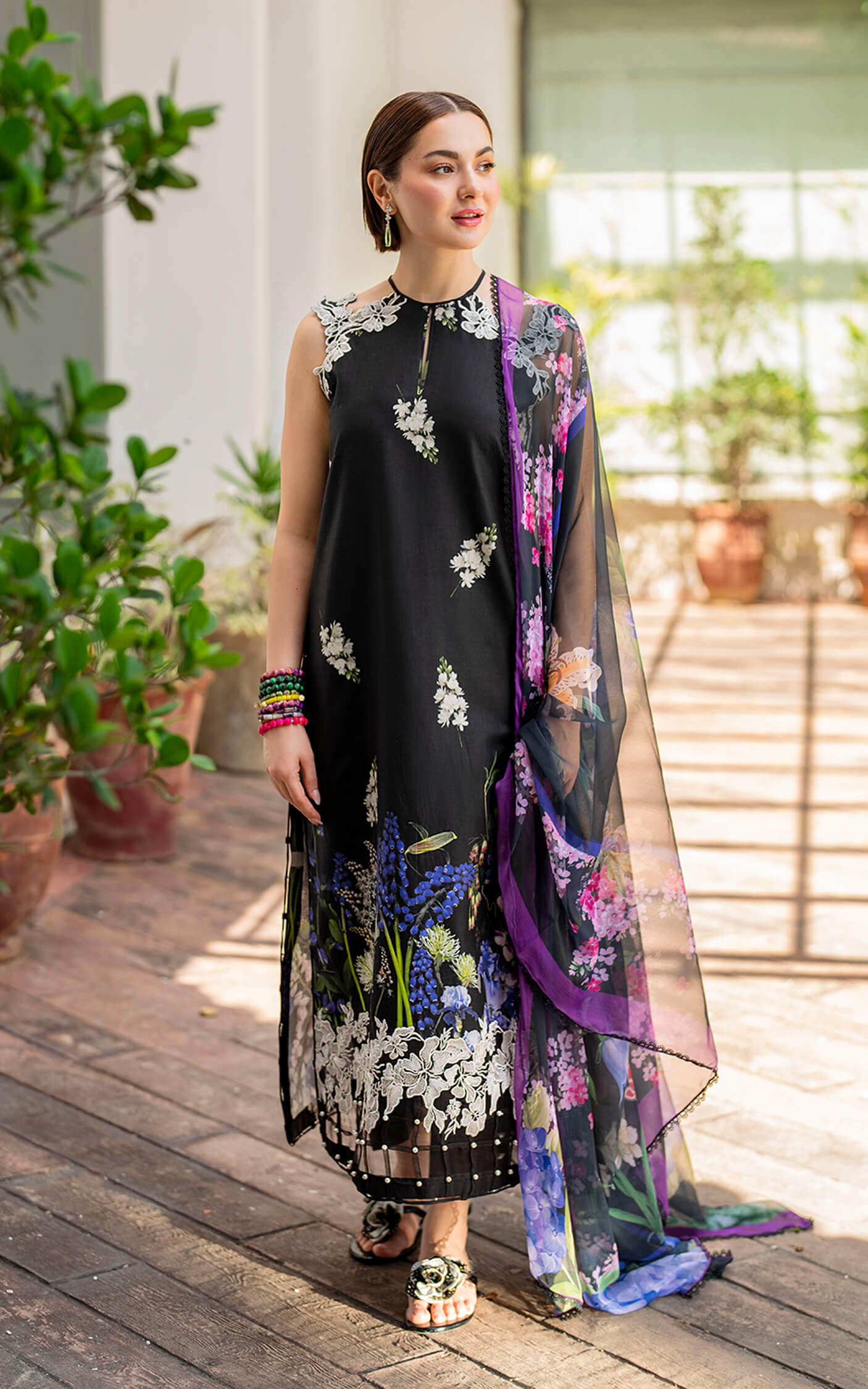 Asifa and Nabeel | Meraki Summer Vol 2 | Surma MK-14 - Designer Dress with Intricate embroidery and embellishments. Shop elegent wedding dress at Maria Faisal.