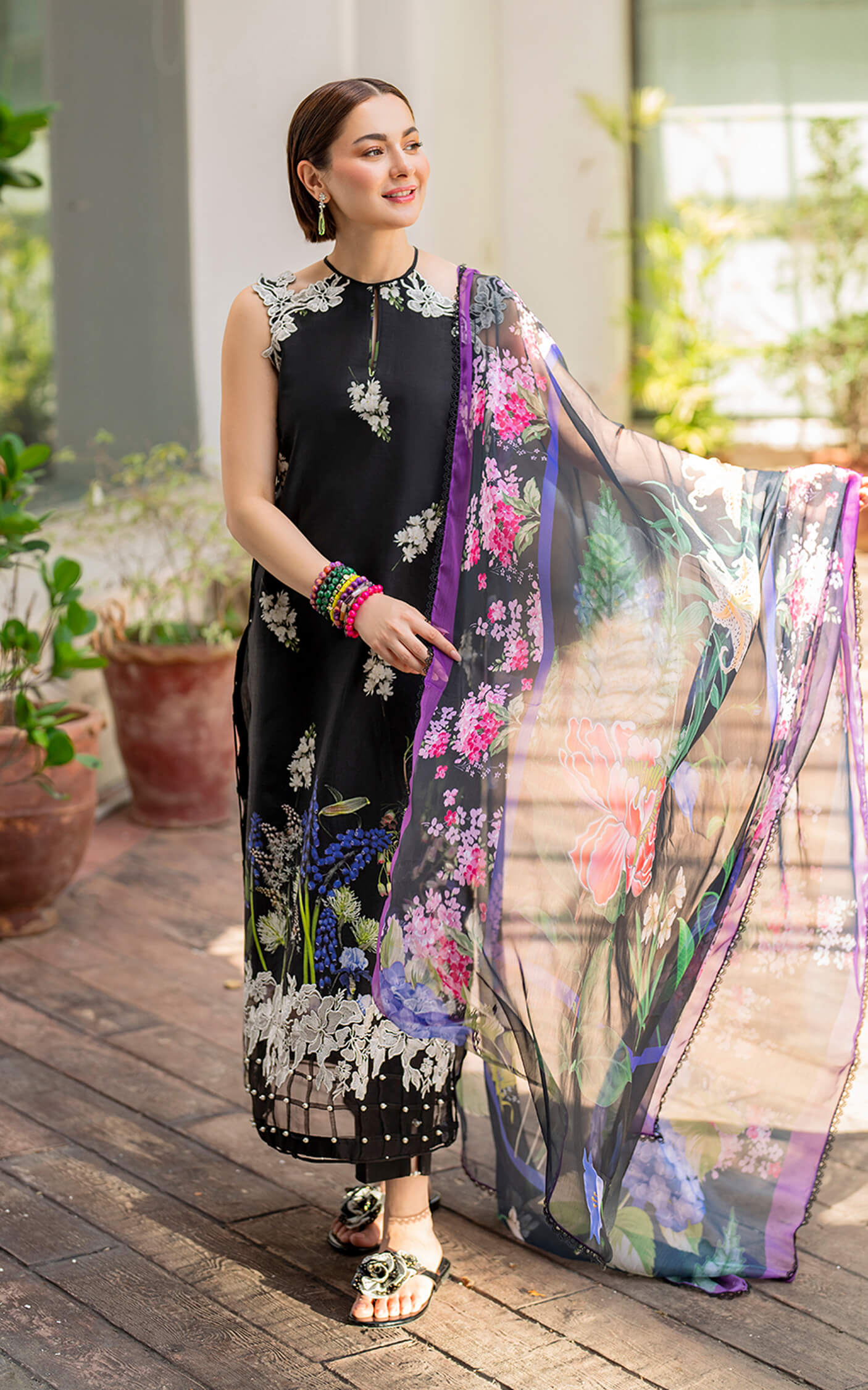 Asifa and Nabeel | Meraki Summer Vol 2 | Surma MK-14 - Designer Dress with Intricate embroidery and embellishments. Shop elegent wedding dress at Maria Faisal.
