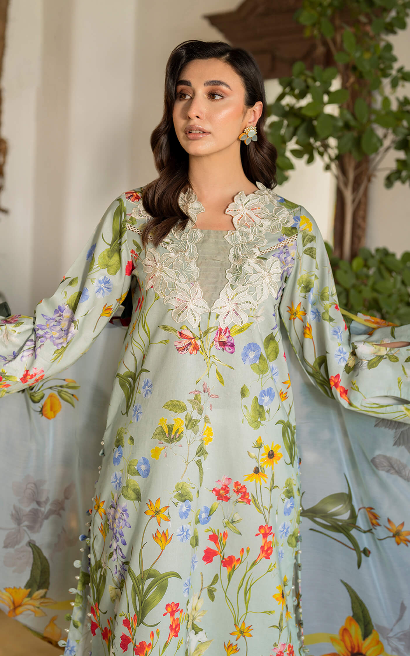Asifa and Nabeel | Meraki Summer Vol 2 | Suroor MK-04 - Designer Dress with Intricate embroidery and embellishments. Shop elegent wedding dress at Maria Faisal.