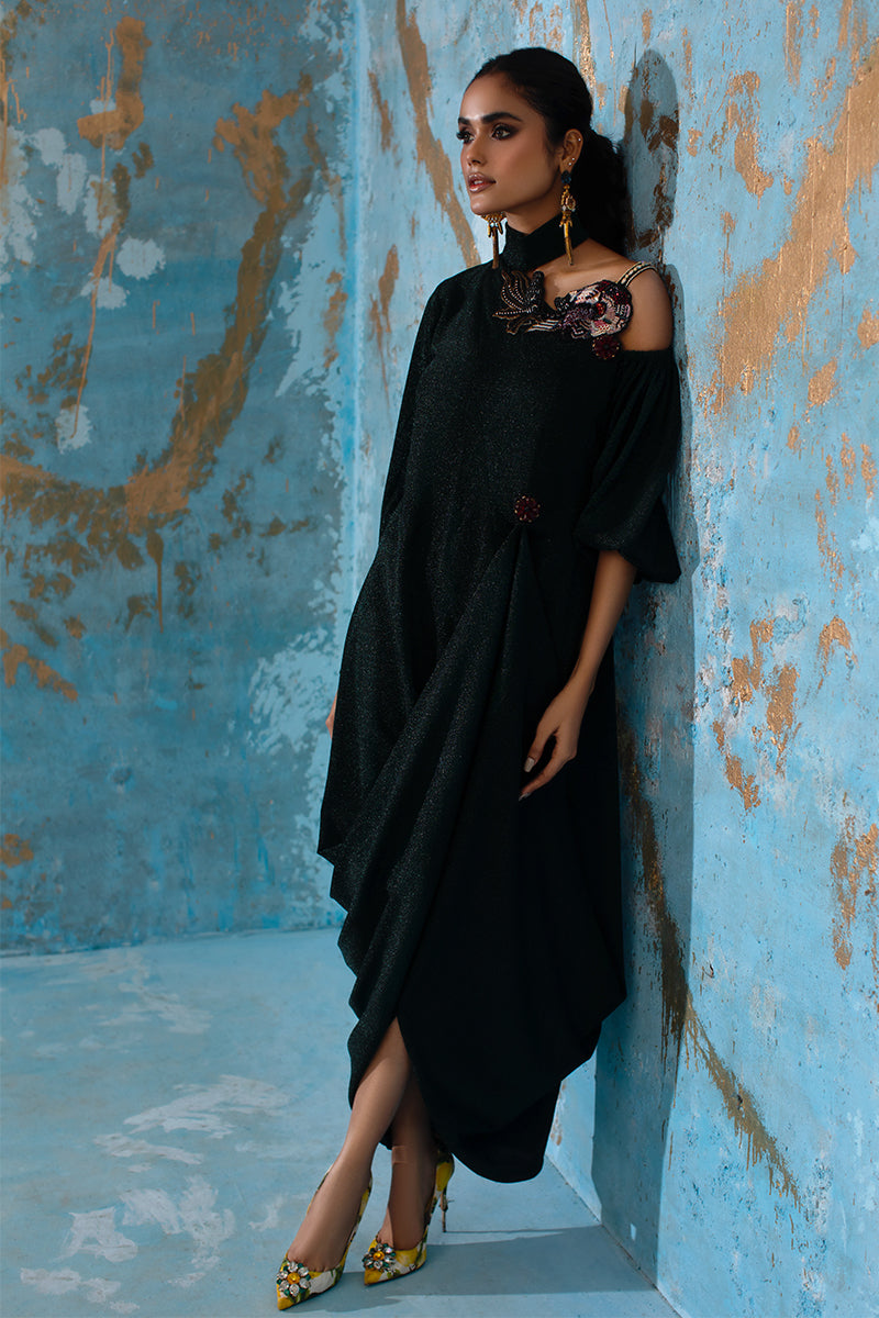 Wardha Saleem | Luxury Pret Fusion Wear | IVY - FORMAL DRAPE - Ladies Clothes