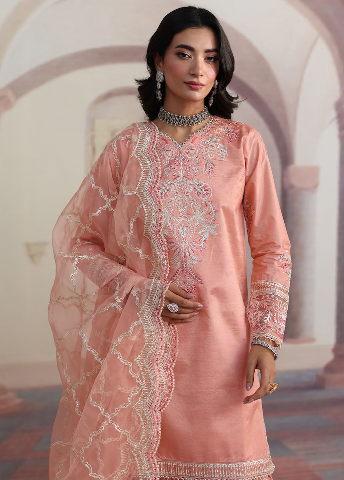 Sahane | There She Glows  | TSG-06 Petal - There She Glows - Ladies Clothes - Maria Faisal
