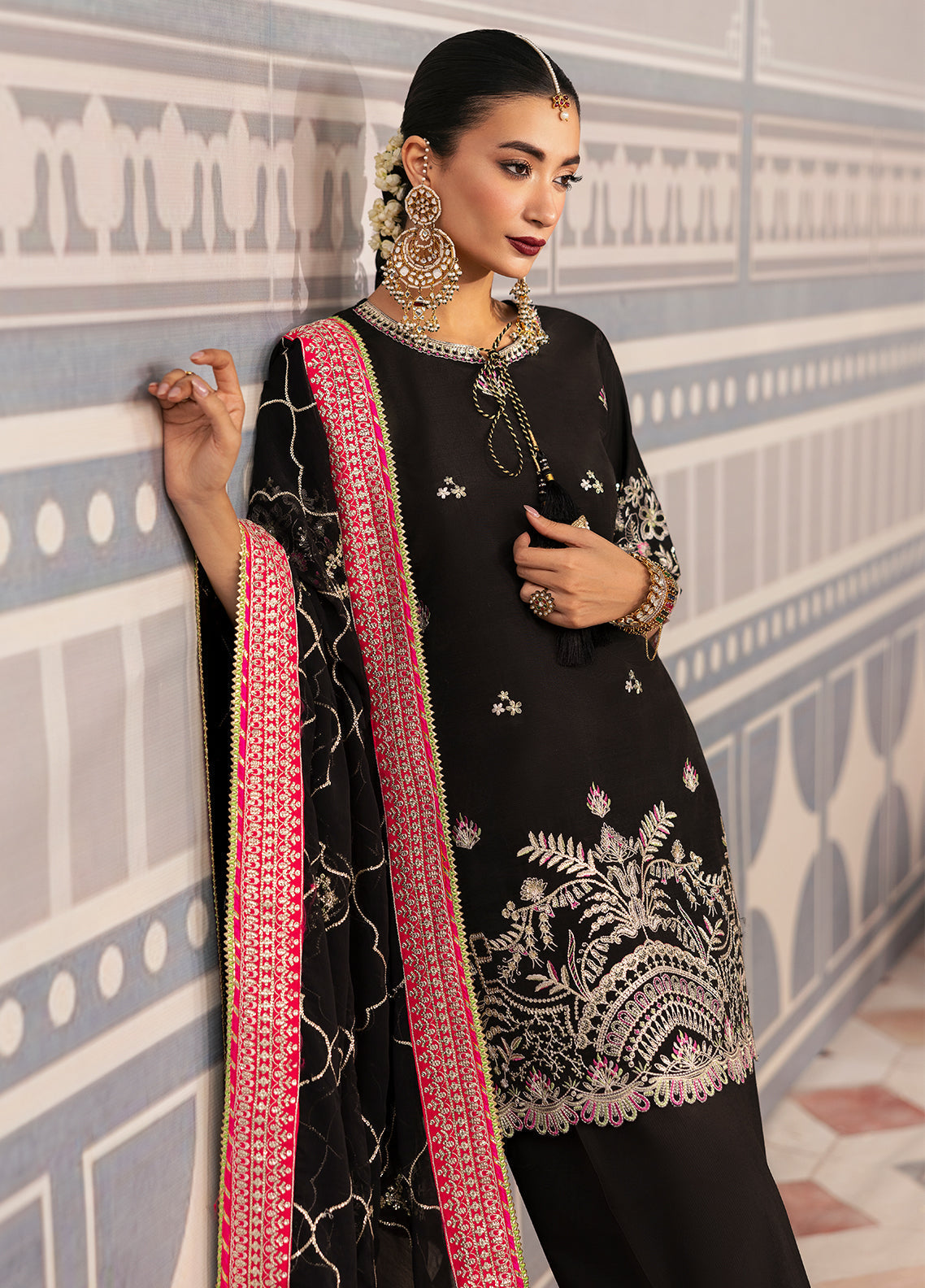 Sahane | There She Glows | TSG-01 Noir - Ladies Clothes - Maria Faisal