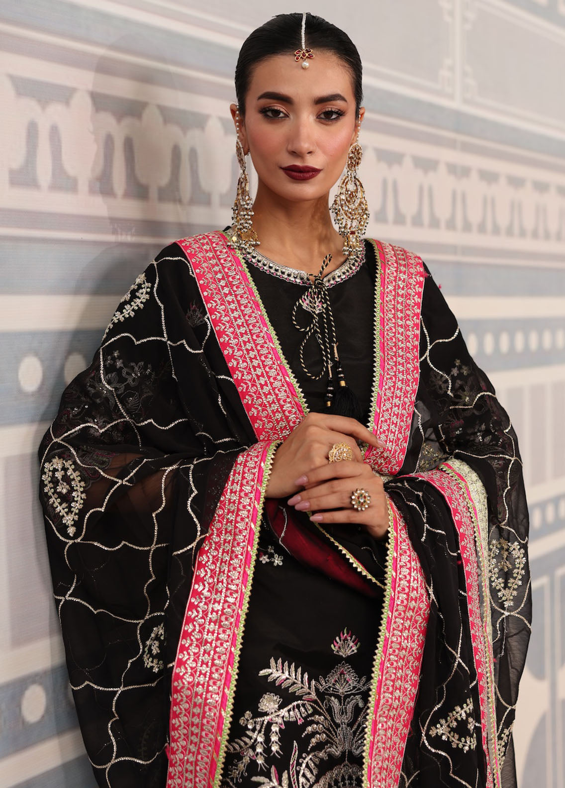 Sahane | There She Glows | TSG-01 Noir - Ladies Clothes - Maria Faisal
