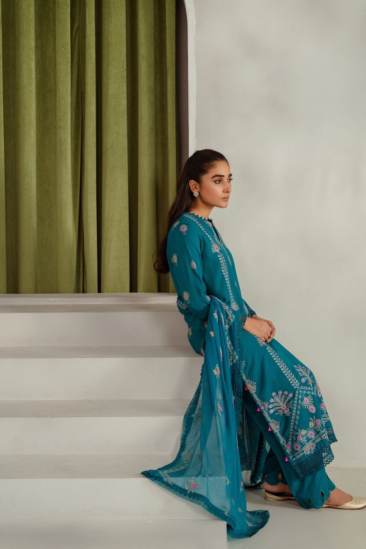 Taana Baana | Manzil Winter |  S3389B - Ladies Clothes - Maria Faisal