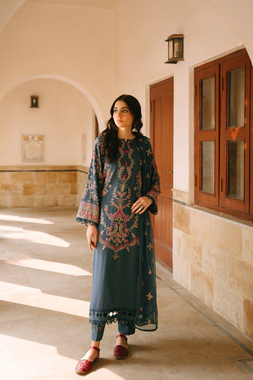 Taana Baana | Manzil Winter | B3398 - Designer Dress with Intricate embroidery and embellishments. Shop elegent wedding dress at Maria Faisal.