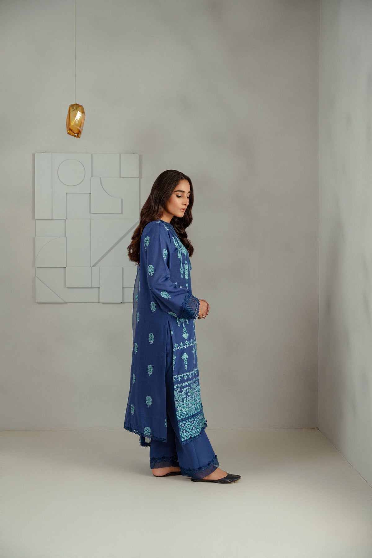 Taana Baana | Manzil Winter |  S3391A - Ladies Clothes - Maria Faisal