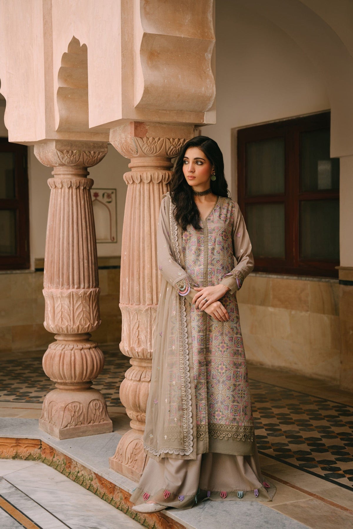 Taana Baana | Manzil Winter |  B3400B - Ladies Clothes - Maria Faisal