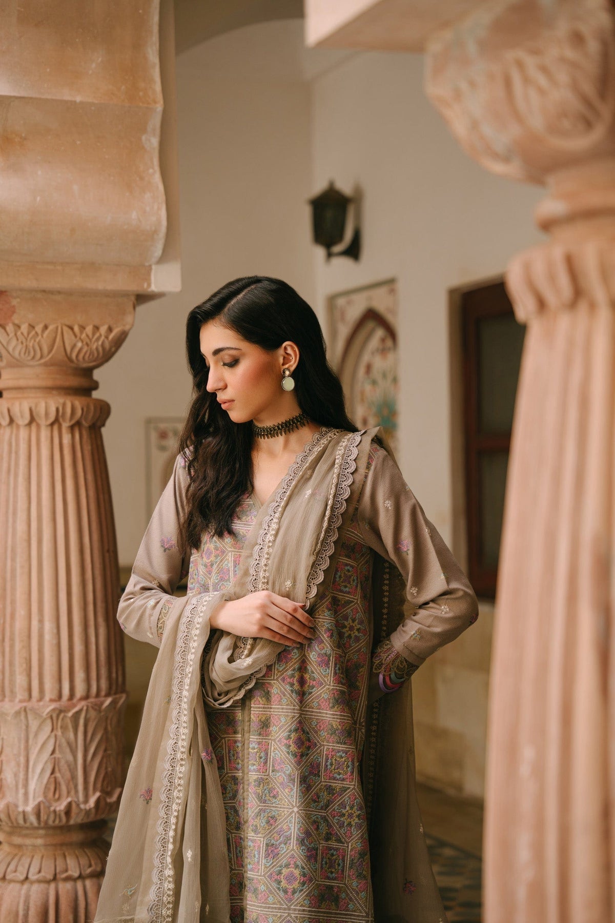 Taana Baana | Manzil Winter |  B3400B - Ladies Clothes - Maria Faisal