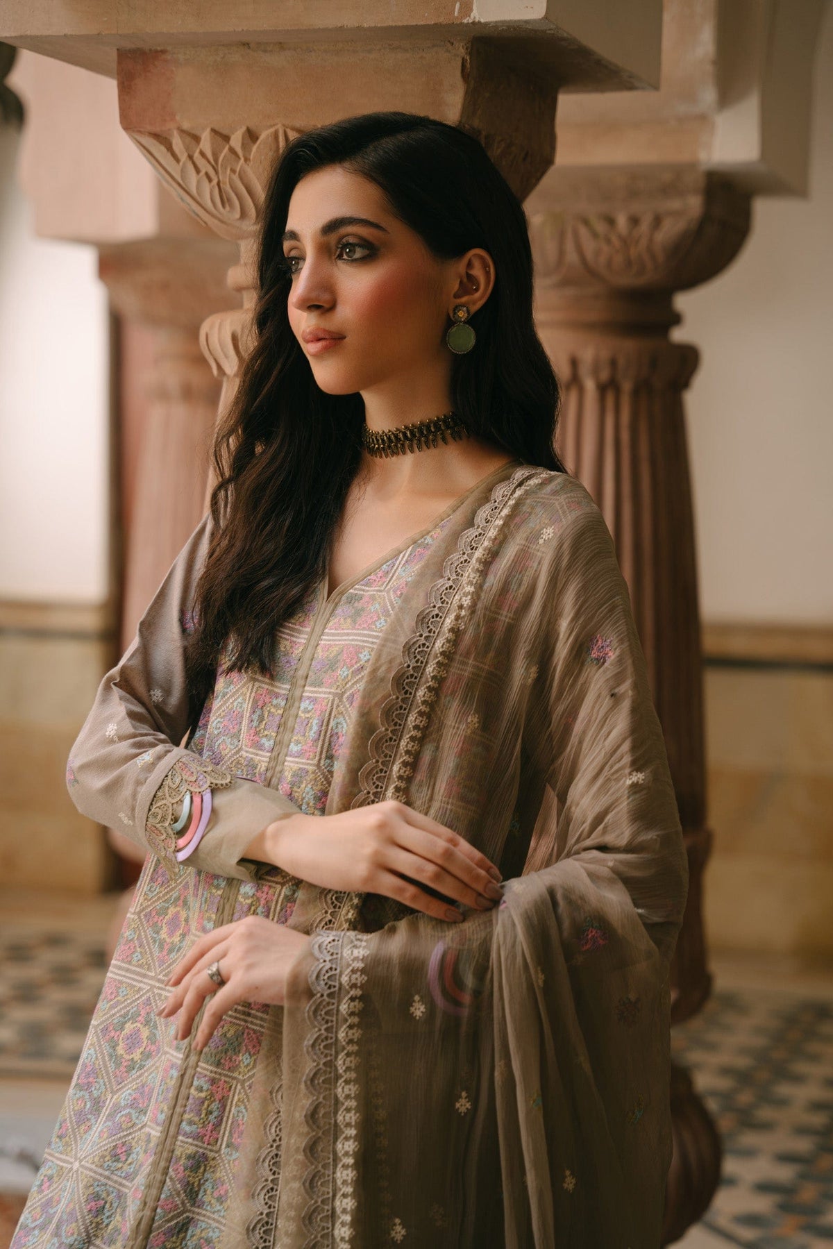 Taana Baana | Manzil Winter |  B3400B - Ladies Clothes - Maria Faisal