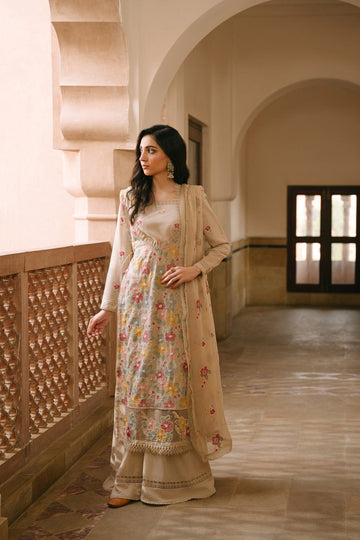 Taana Baana | Manzil Winter | M3407A - Designer Dress with Intricate embroidery and embellishments. Shop elegent wedding dress at Maria Faisal.