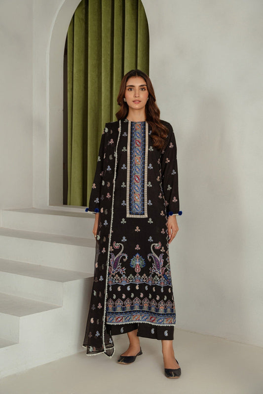 Taana Baana | Manzil Winter |  S3395B - Ladies Clothes - Maria Faisal