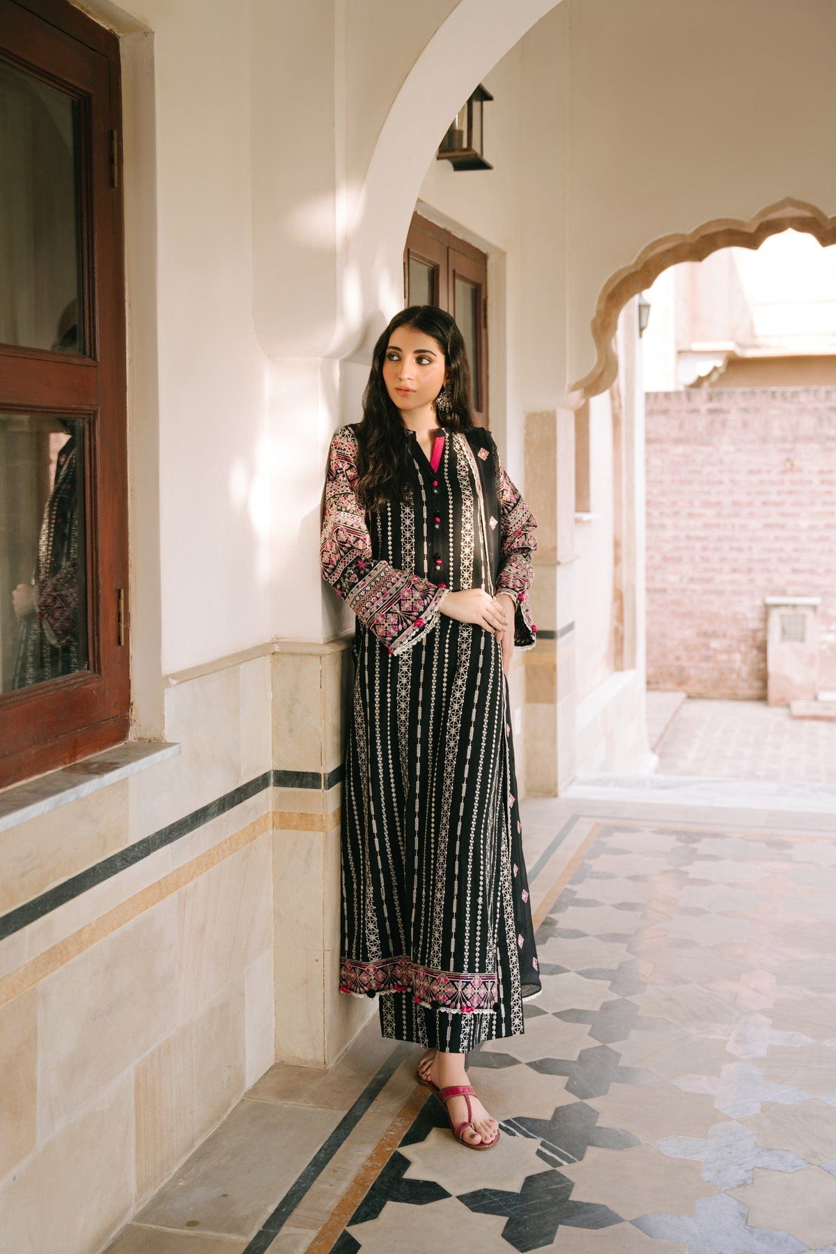 Taana Baana | Manzil Winter | B3401A - Ladies Clothes - Maria Faisal